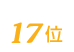 MATERIA CREPEは17位