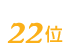 MATERIA CREPEは22位