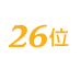 アナ街プロジェクトは26位